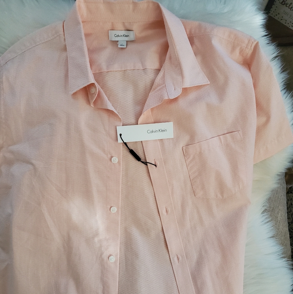 Calvin Klein coral Men's  Shirt